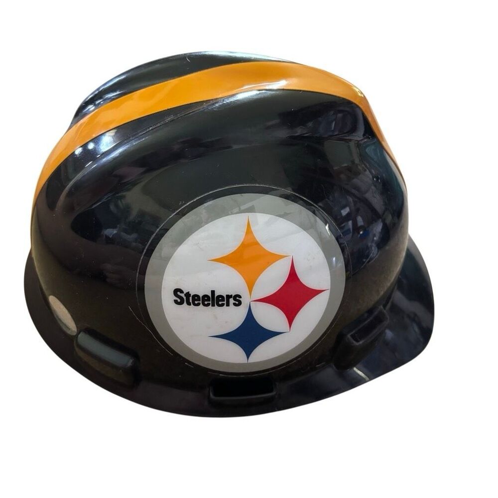 Pittsburgh Steelers Size Medium MSA Hard Hat With Liner